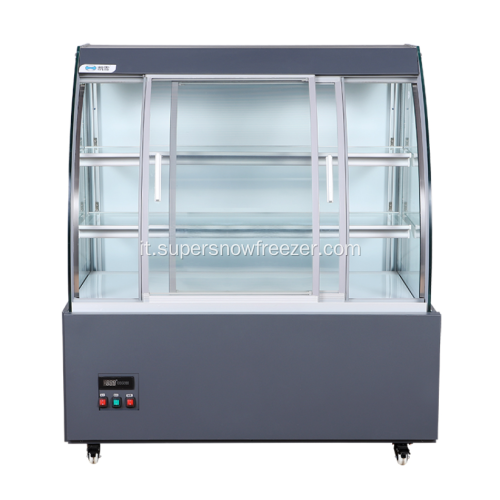 Scaffali di cibo fresco Display refrigerato in vendita